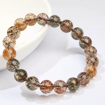 Mixed Rutile Crystal Bracelet