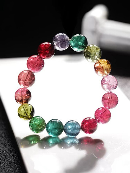 Rainbow Tourmaline Bracelet