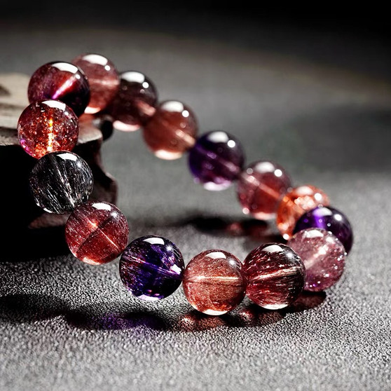 Rainbow Super Seven Crystal Bracelet