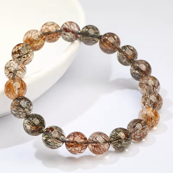 Mixed Rutile Crystal Bracelet