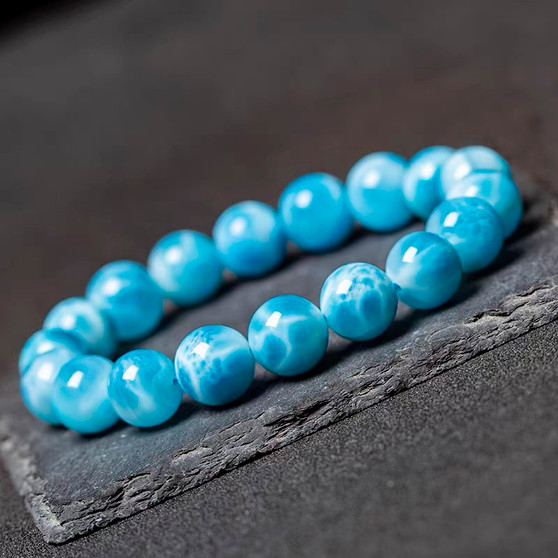 Sky Blue Larimar Crystal Bracelet
