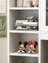 Open Storage Cabinet: Maximize upper space with large-capacity, versatile storage for books, documents and more.