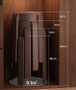 Seat height: 46cm; Each additional stool adds 6cm to total height when stacked.