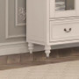 All-solid-wood design with classic Roman-style legs, offering strong load-bearing capacity and stable support.