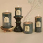 Pine Calm Vintage Pillar Candle Set