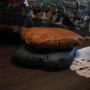 Leather Tufted Cushion