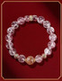 Gold Clear Quartz Bracelet