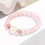 Rose Quartz Fox Crystal Bracelet