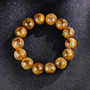 Golden Titanium Rutilated Crystal Bracelet