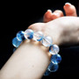 Blue Angel Feather Crystal Bracelet