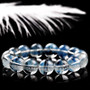 Blue Angel Feather Crystal Bracelet