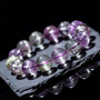 Lavender Golden Rutile Crystal Bracelet