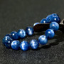 Blue Cat's Eye Kyanite Crystal Bracelet