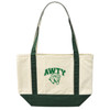 AWTY TOTE TAN/GREEN 2025