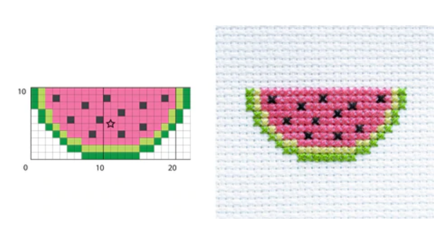 Cross Stitch GEM for Hatch Embroidery