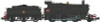 Dapol N Gauge GWR 63xx Mogul 6324 BR Black Early Crest 2D-043-004