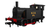 Rapido Trains OO Gauge NER Class Y7 0-4-0T - No 6 NCB Plain Black DCC Ready Model Steam Locomotive 932008