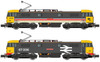 Dapol N Gauge Class 87 Twin Pack 87006 'City of Glasgow' & 87012 'Couer De Lyon' Model Railway Electric Locomotive DCC Fitted 2D-087-007D