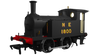 Rapido Trains OO Gauge NER Class Y7 0-4-0T - No 1800 NE Plain Black DCC Sound Model Steam Locomotive 932505