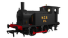 Rapido Trains OO Gauge NER Class Y7 0-4-0T - No 6 NCB Plain Black DCC Sound Model Steam Locomotive 932508
