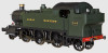 Dapol OO Gauge Large Prairie 2-6-2 3146 Great Western Green Model Railway Steam Locomotive 4S-041-008