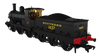 Rapido Trains OO Gauge SECR O1 Class No.1437 SR Plain Black (Egyptian Lettering)  DCC Ready 966005