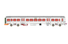 Dapol OO Gauge Class 323 3 Car EMU West Midlands Trains DCC Ready 4D-323-005