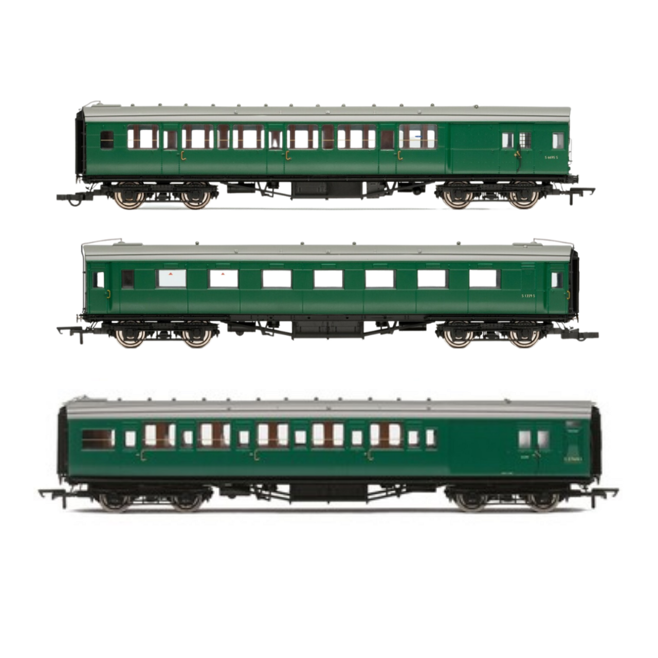 Hornby R4534D BR Pull Push Coach Pack 