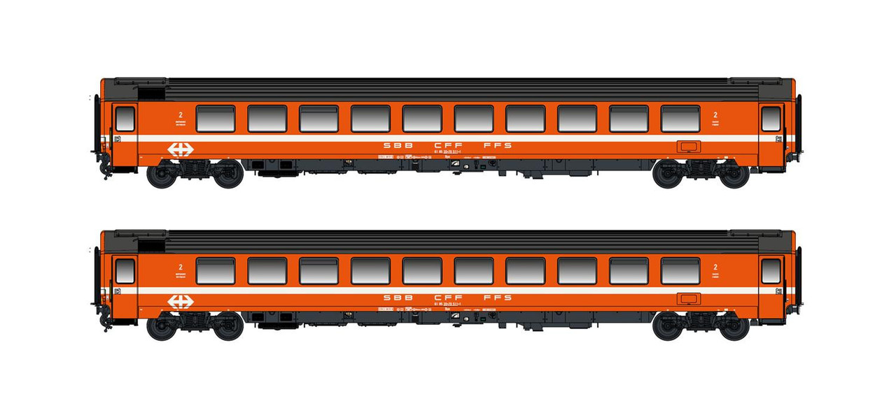 ◆（絶版・難有り）Arnold OeBB UIC-X ２等客車 Eurofima Orange◆