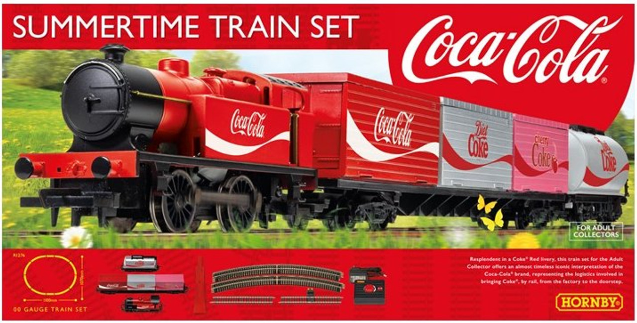 Hornby OO Gauge Coca-Cola Summertime Train Set R1276M - Railway Model Store