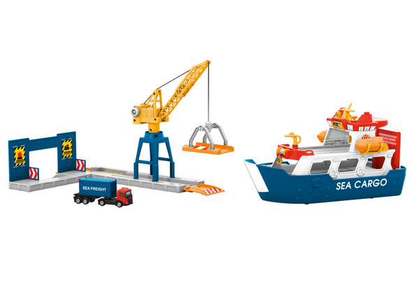 Marklin MyWorld Freight Ship & Harbour Crane