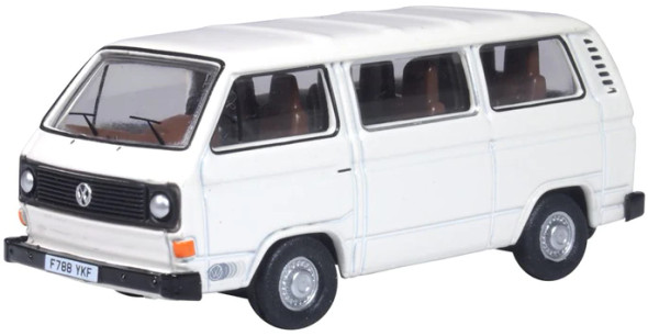 Oxford Diecast 1/76 VW T25 Bus Pastel White Model Car 76T25010