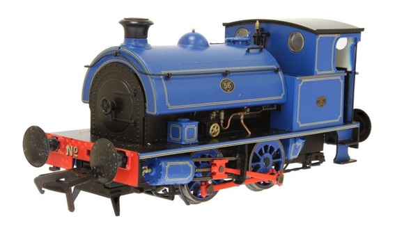 Dapol OO Gauge HL 0-4-0  56 Port Of London Blue Lined Yellow DCC Ready Model Railway Steam Locomotive 4S-024-004