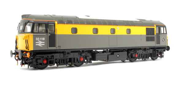 Heljan OO Gauge Class 33 118 BR Civil Engineers Grey/Yellow 3365