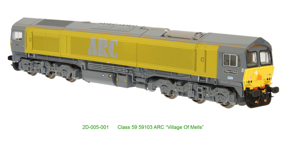 Dapol N Gauge Class 59 103 'Village Of Mells' ARC 2D-005-001