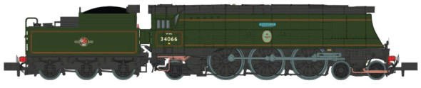 Dapol N Gauge Battle of Britain Class 'Spitfire' 34110 BR Green Late Crest 2S-034-002