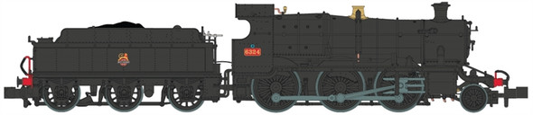 Dapol N Gauge GWR 63xx Mogul 6324 BR Black Early Crest 2D-043-004