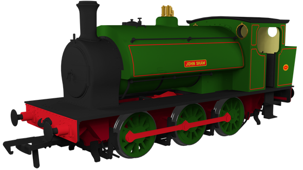 Rapido Trains OO Gauge 16" Hunslet - No. 2375/1942 John Shaw, NCB lined green - DCC Ready 903016