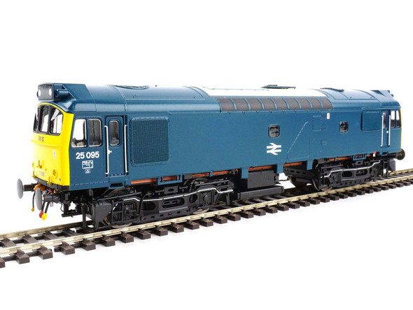 Heljan Class 25/3 25095 BR Blue With Cab Front Numbers Model Railway Diesel Locomotive  2544