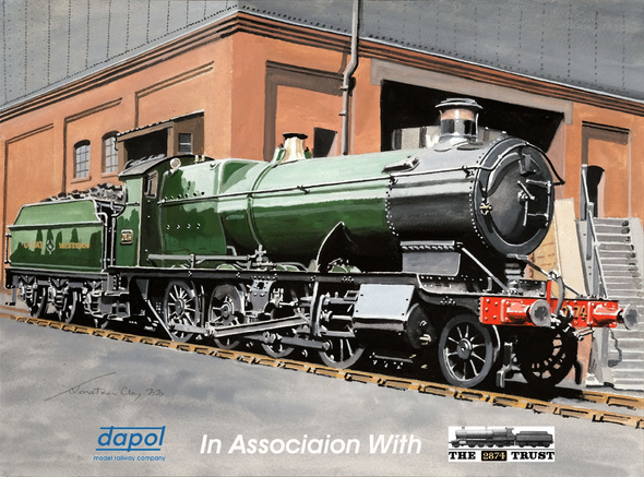 Dapol OO Gauge 2884 Class 2-8-0 2804 GWR Lined Green DCC Fitted 4S-009-002S