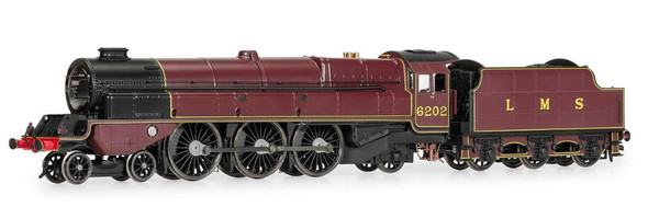 Hornby OO Gauge LMS, Princess Royal Class 'The Turbomotive', 4-6-2, 6202 - Era 3 Model Locomotive DCC Ready R30134