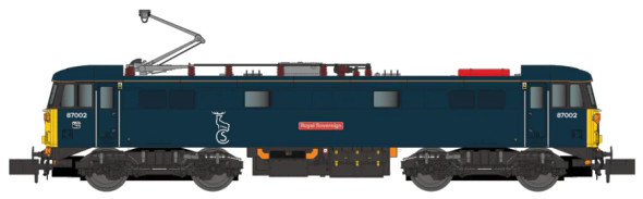 Dapol N Gauge Class 87 002 'Royal Sovereign' Caledonian Sleeper Model Railway Electric Locomotive DCC Ready 2D-087-006