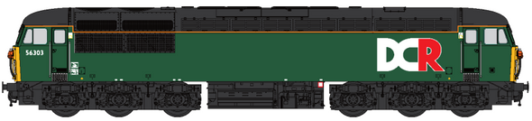 Dapol N Gauge Class 56 303 Devon & Cornwall Railway Model Railway Diesel Locomotive DCC Fitted 2D-004-014D