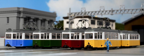 Kato MyTram N Gauge Classic Blue Model Tram K14-806-1