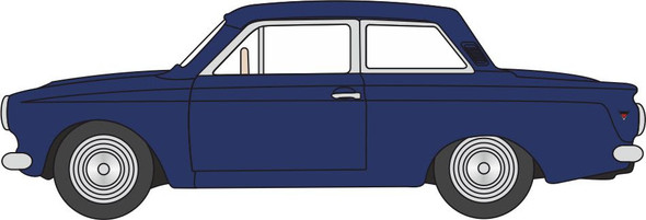 Oxford Diecast OO Ford Cortina MK1 Anchor Blue 76COR1010