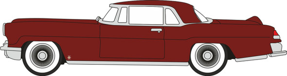 Oxford Diecast HO 1956 Continental MkII Dark Red 87LC56005
