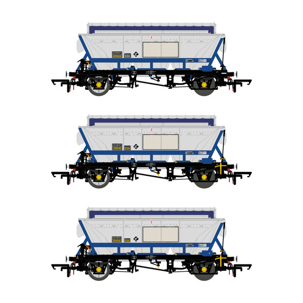 Accurascale OO Gauge CDA China Clay Wagon ECC Pack B ACC2522