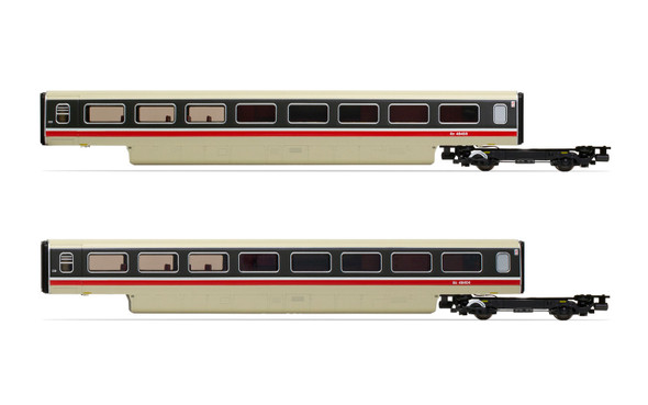 Hornby OO Gauge Coach Packs BR, Class 370 Advanced Passenger Train 2-car TRBS Coach Pack, 48403 + 48404 - Era 7 R40012