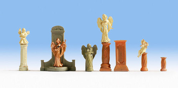 Noch HO Scenery Tomb Monuments And Statues Accessory Set N14872