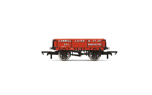 Hornby OO Gauge 3 Plank Wagon, PO - R60156